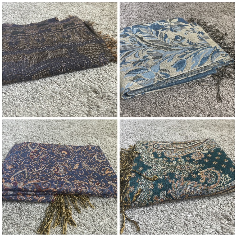 Bundle of 4 Scarves
